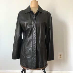 Leather Car Coat - Halogen